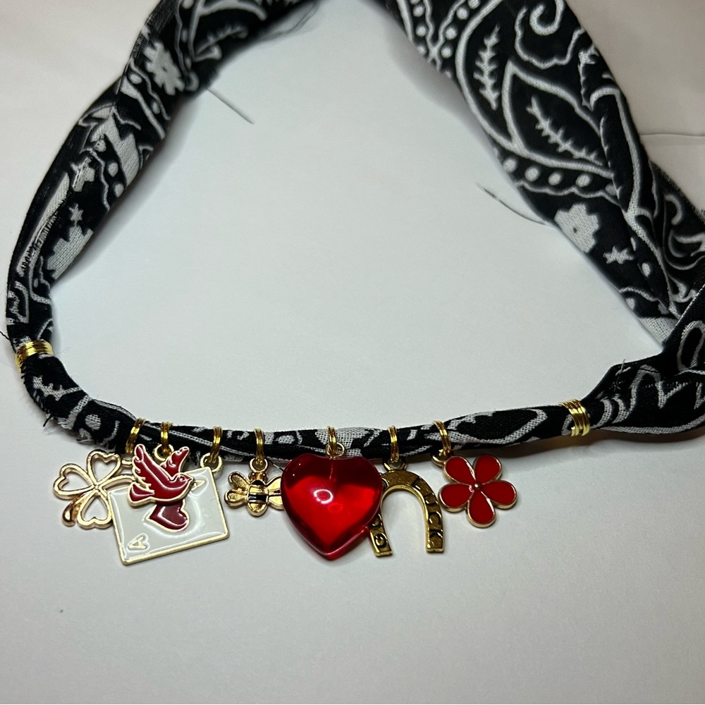 Bandana Charm Necklace